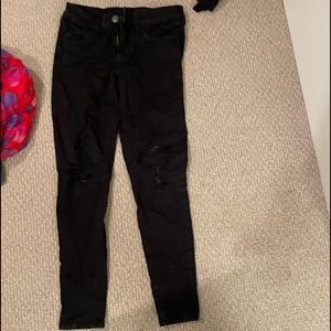 Black american eagle jeans